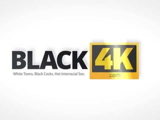 BLACK4K. stylish Black guy Gorge Satisfies Pale-skinned Manager