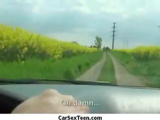 Car adult film teen hitchhiker hardcore pounded 20